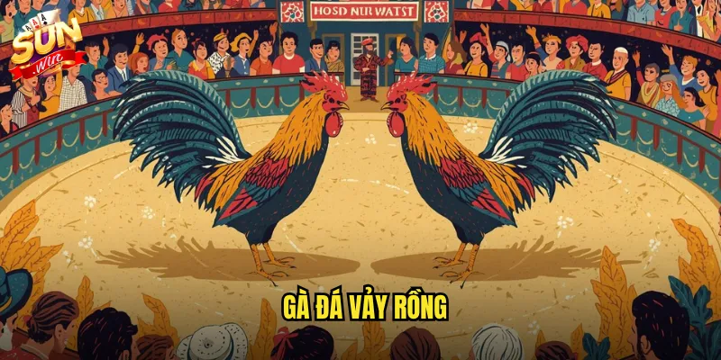gà đá vảy rồng