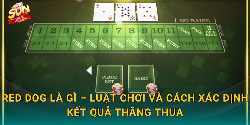 Red Dog Là Gì – Luật Chơi Và Cách Xác Định Kết Quả Thắng Thua